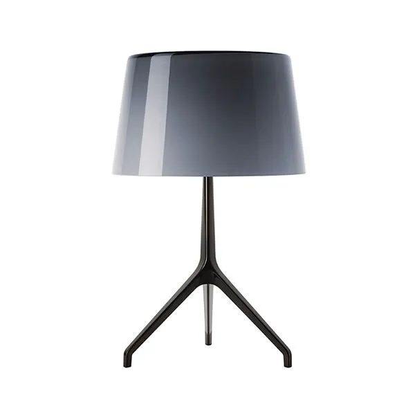 Foscarini Lumiere Xxs Grå Sortforkromet – bordlampe — produktfoto