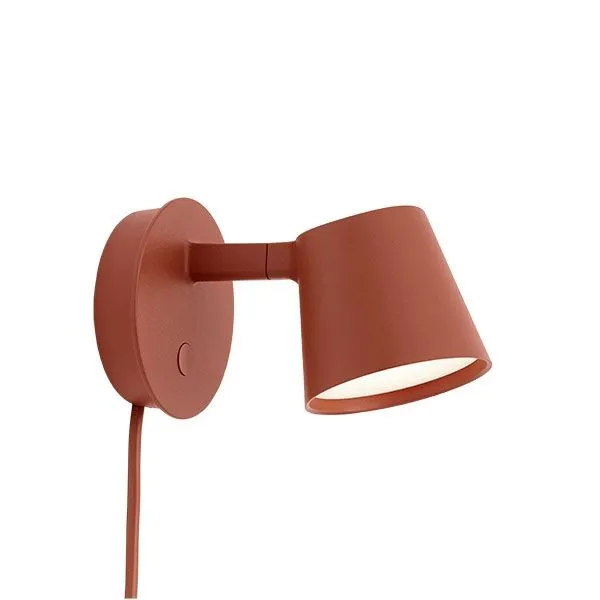 Muuto Tip Kobber Brun – væglampe — produktfoto