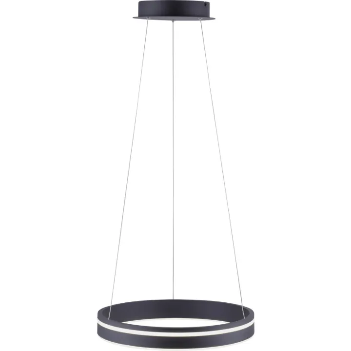 Paul Neuhaus Q-Vito , sort, Ø40 cm – lysekrone — produktfoto