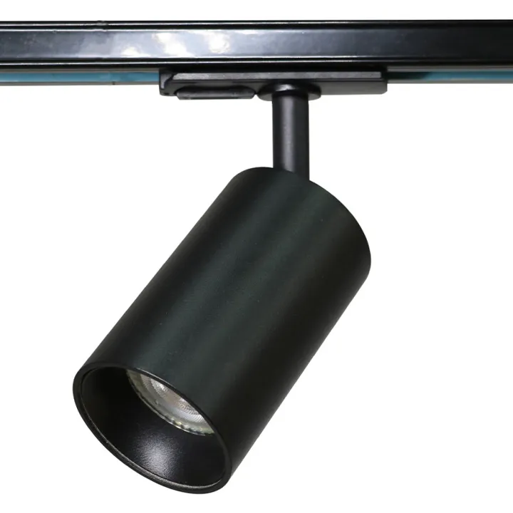 E3Light Piccola Ritratta 1F skinnespot, sort – spot — produktfoto
