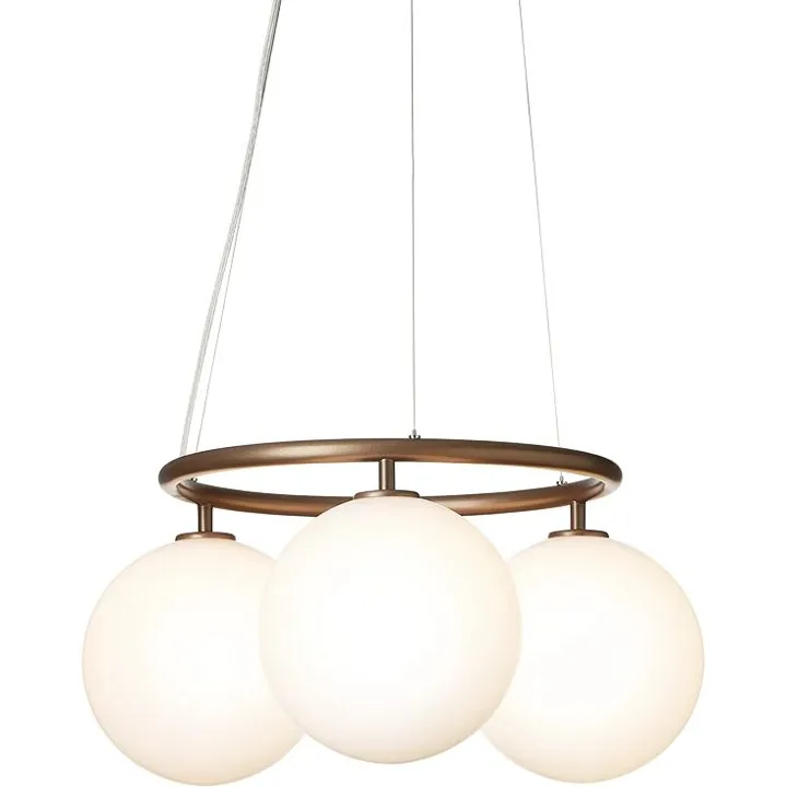 Nuura Miira 3 Circular Mørk Bronze/Opal – pendel — produktfoto