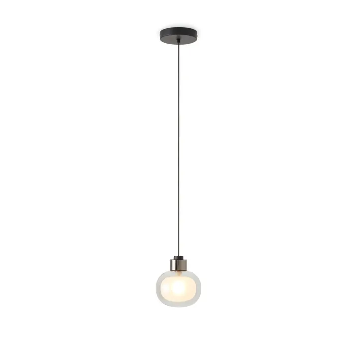 TOOY Nabila 552.22L Sort/Sort Krom/Røget Glas – pendel — produktfoto