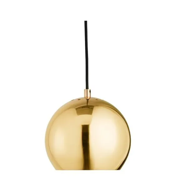 Frandsen Lighting Ball Ø18, massiv messing – pendel — produktfoto