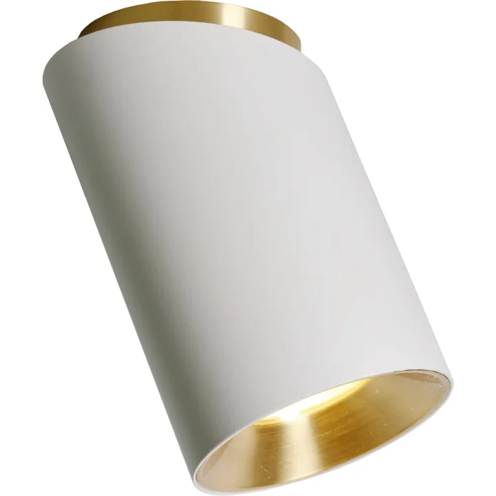 DCWéditions DCW Tobo C85 Diag Hvid/Messing – loftlampe — produktfoto