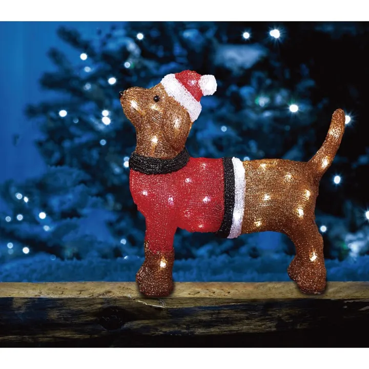 Veli Line julehund – dekorationslys — produktfoto