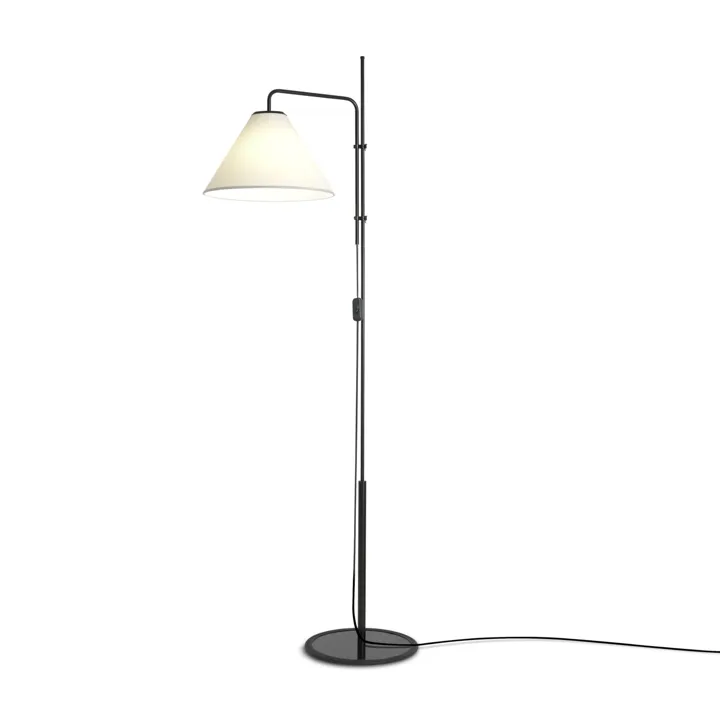 Marset Funiculí Fabric Sort-Hvid – gulvlampe — produktfoto