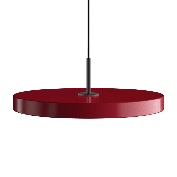Umage Asteria Plus Medium Ruby Red/Sort – pendel — produktfoto