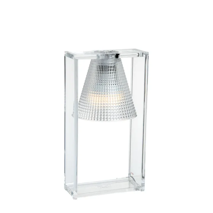 Kartell Light-Air Sculpted Krystal – bordlampe — produktfoto