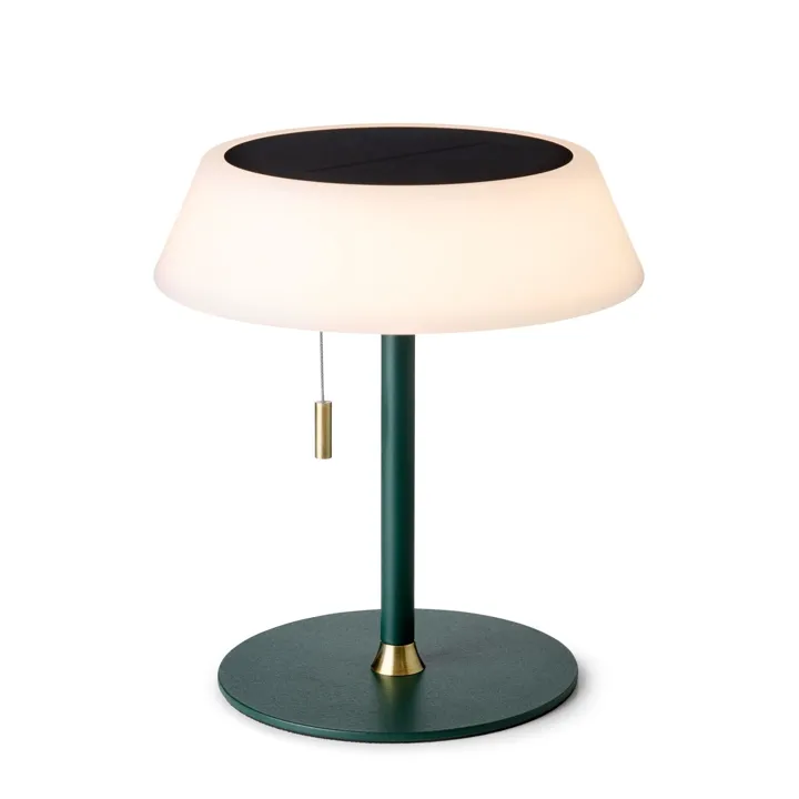 Halo Design Solar Mørkegrøn – transportabel bordlampe — produktfoto