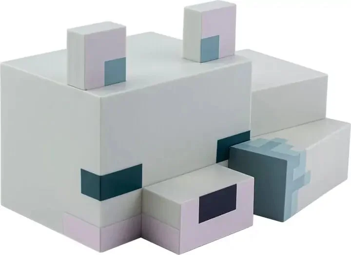 Minecraft 3D Lampe - Polarræv - 16 Cm — produktfoto