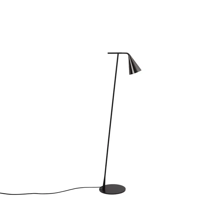 TOOY Gordon 561.61 Mat Sort/Sort Krom – gulvlampe — produktfoto