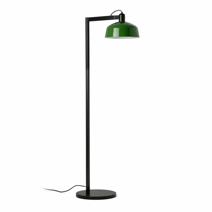 Faro TATAWIN Satin Sort/Grøn – gulvlampe — produktfoto
