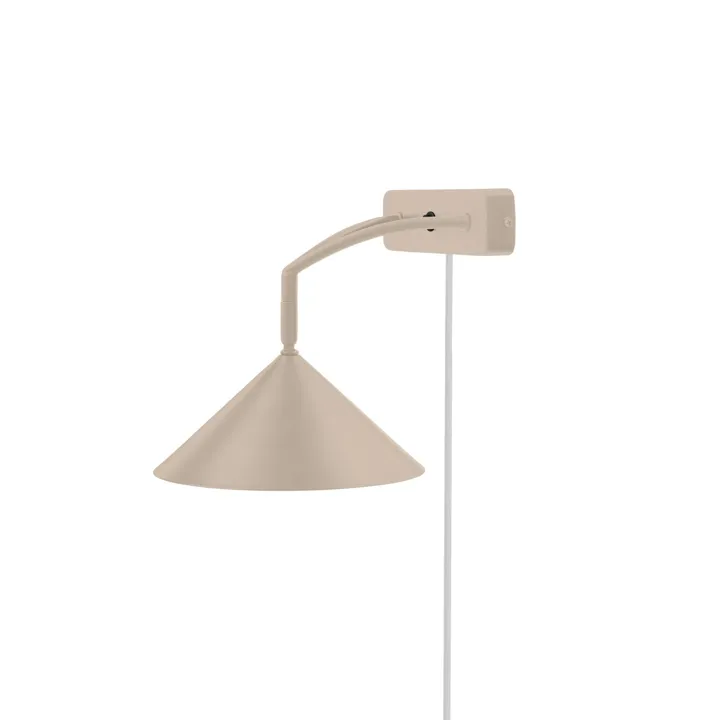 Globen Lighting Curve Beige – væglampe — produktfoto