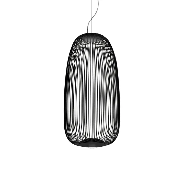 Foscarini Spokes 1 med LED Sort – pendel — produktfoto