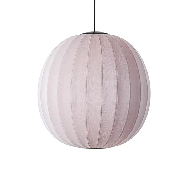 Made By Hand Knit-Wit Round Ø75 Sand Stone LED – pendel — produktfoto