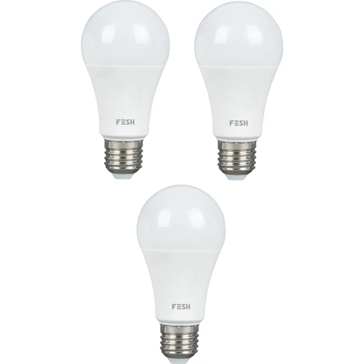 Foss Europe Fesh Smart E27 standardpære, 2700-6500K, 9W, 3-pak – pære — produktfoto