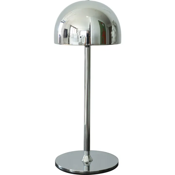 Sirius Tim genopladelig , krom, 30 cm – bordlampe — produktfoto