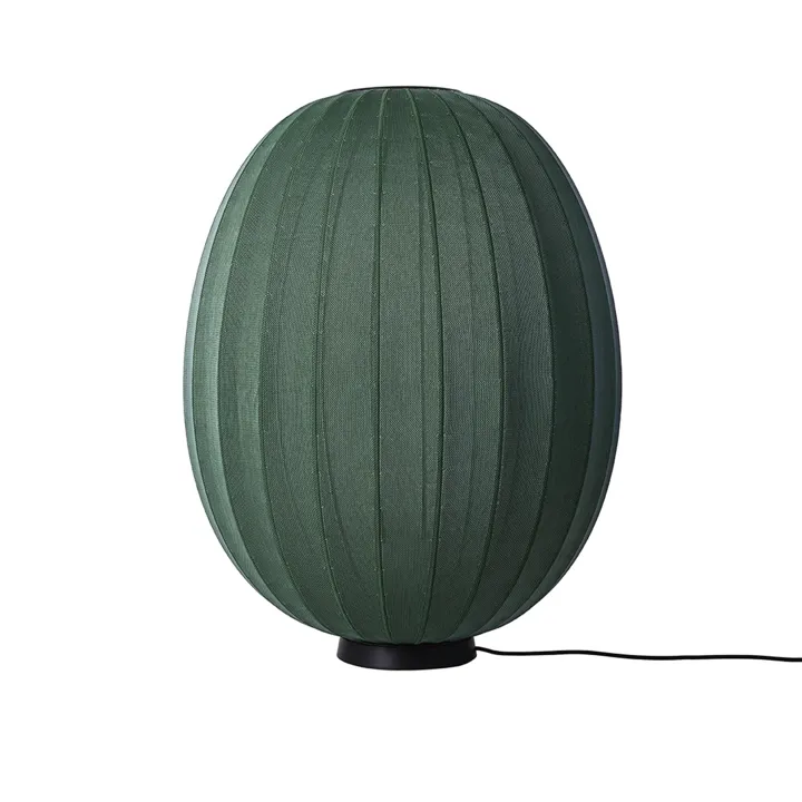 Made By Hand Knit-Wit High/Oval Lav Ø65 Tweed Green – gulvlampe — produktfoto