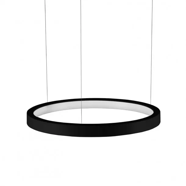 Martinelli Luce Lunaop Ø80 cm 2700K Black – pendel — produktfoto