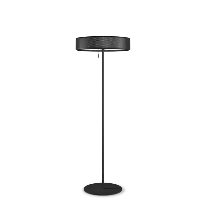 Herstal Grain L Mat Sort – gulvlampe — produktfoto