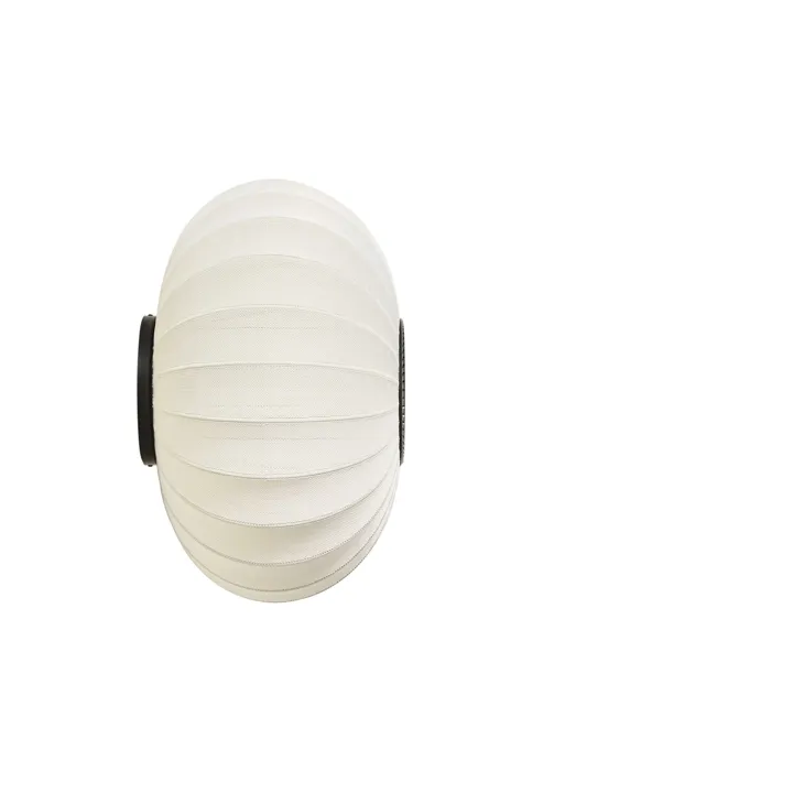 Made By Hand Knit-Wit Oval Ø57 cm Pearl White – væglampe — produktfoto