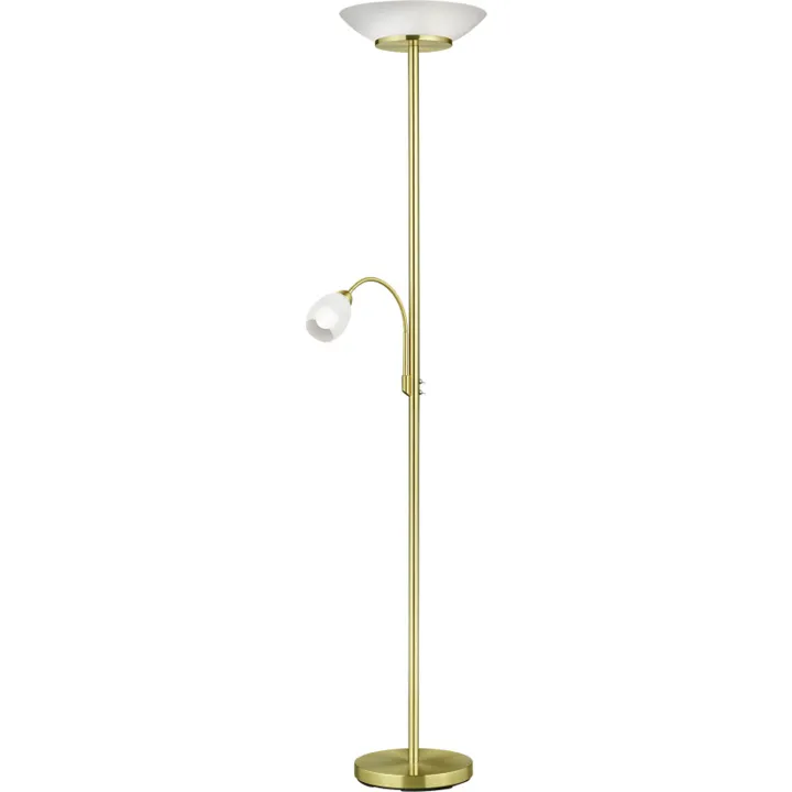 Trio Lighting Gerry , messing – gulvlampe — produktfoto