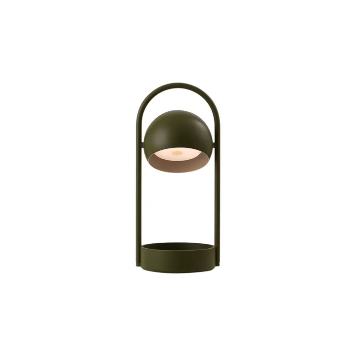 Frandsen Ball Transportabel Olivengrøn – transportabel bordlampe — produktfoto