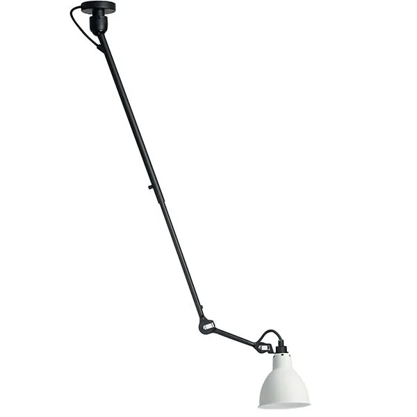 La Lampe Gras N302 Mat Sort/Mat Hvid – loftlampe — produktfoto