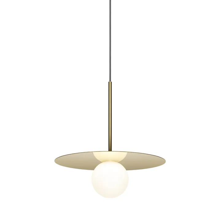 Pablo Designs Bola Disc 12 Messing – pendel — produktfoto