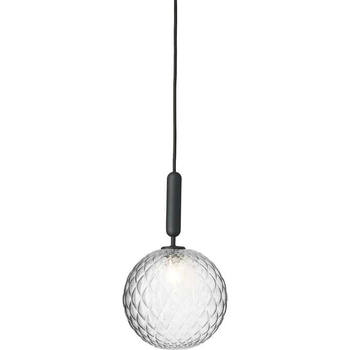 Nuura Miira 1 Rock Grey & Klar Stor – pendel — produktfoto