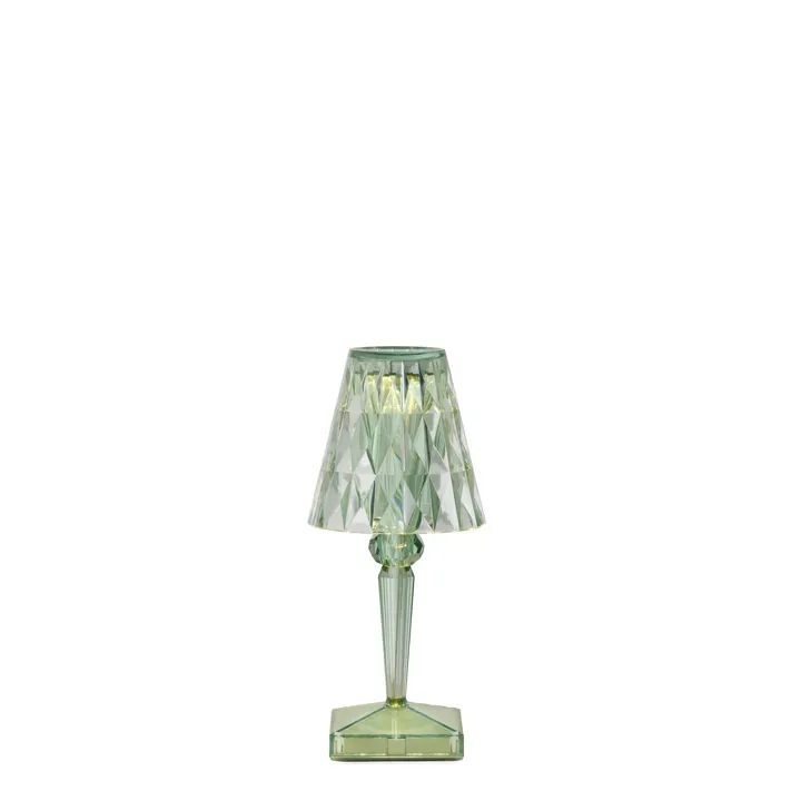 Kartell BATTERY Mint Grøn – transportabel bordlampe — produktfoto