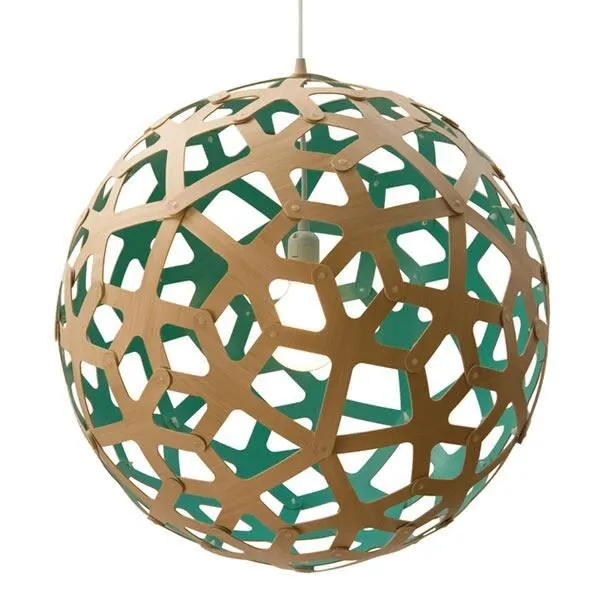 David Trubridge Coral Ø100 Aqua – pendel — produktfoto