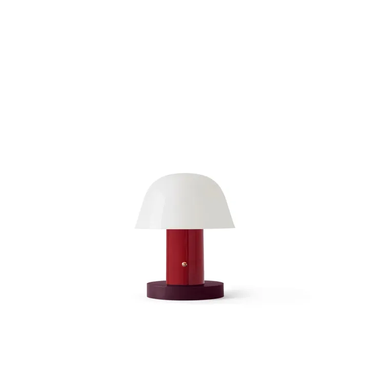 &Tradition Setago JH27 Maroon/Grape – bordlampe — produktfoto