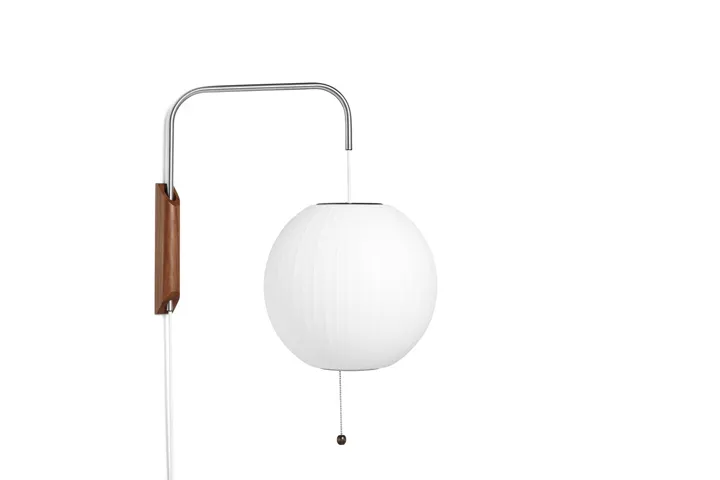 HAY Nelson Ball Lille Off-White med Ledning – væglampe — produktfoto