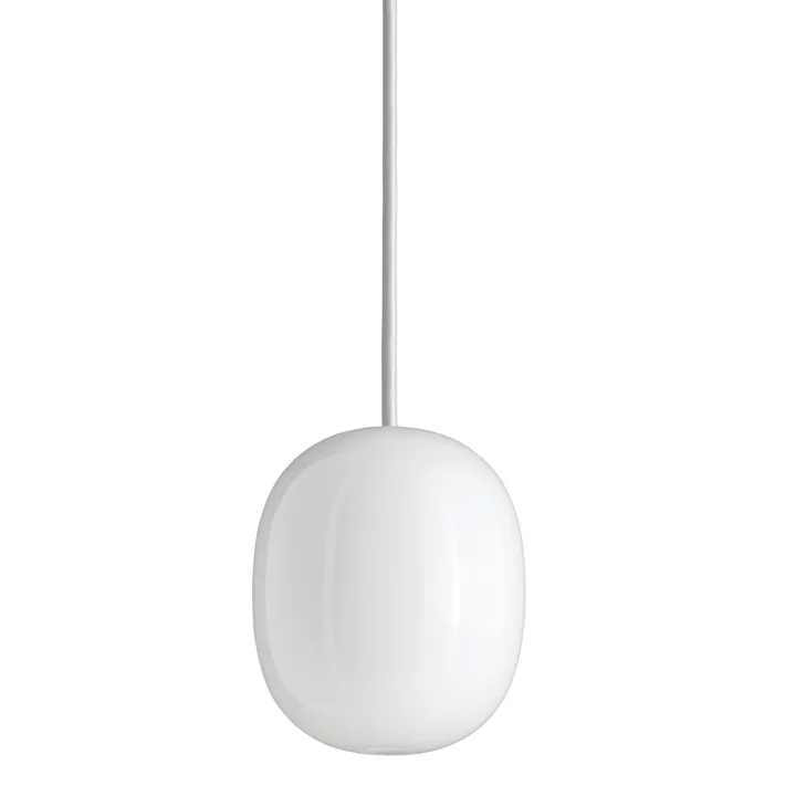 Piet Hein Superæg 150P Opal med Hvid Ledning – pendel — produktfoto