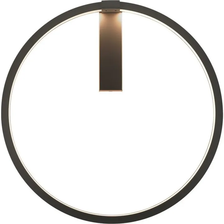SLV One , sort, Ø60 cm – væglampe — produktfoto