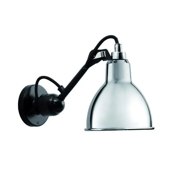 La Lampe Gras N304 Mat Sort & Krom Hardwired – væglampe — produktfoto