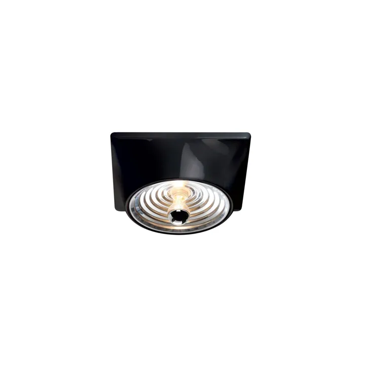 Stilnovo Goletta Glossy Black/Transparent – væglampe — produktfoto