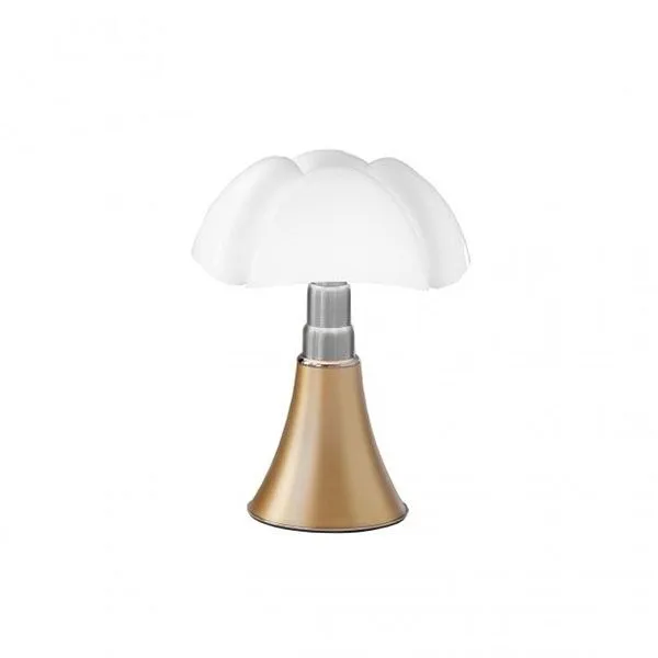 Martinelli Luce Pipistrello 1965 Mini Messing – bordlampe — produktfoto