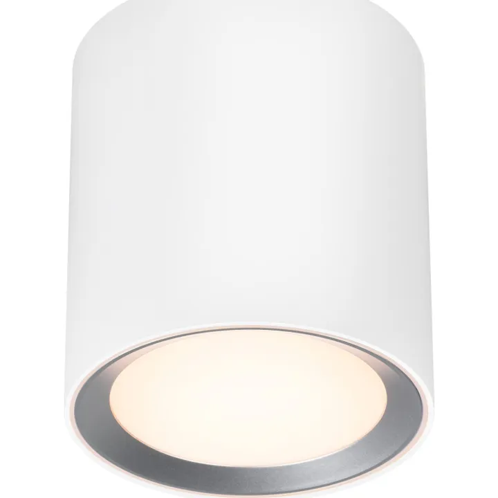 Nordlux Landon påbygningsspot, hvid, H14 cm – spot — produktfoto