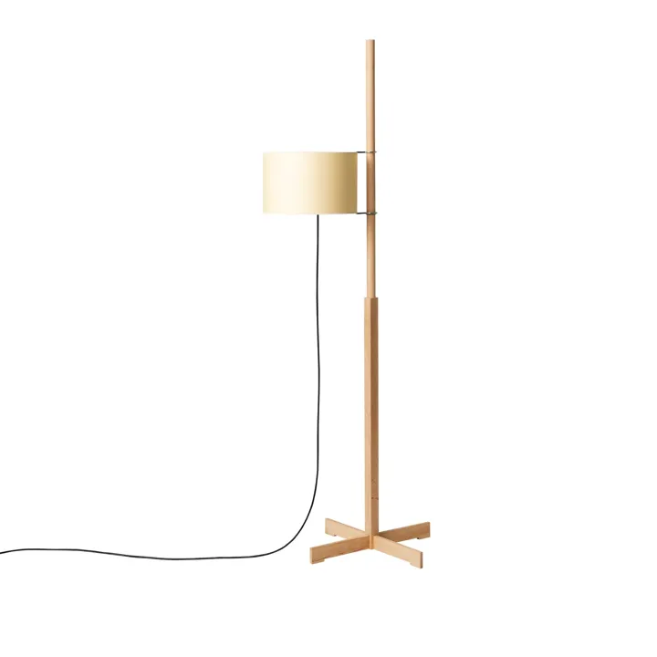 Santa & Cole TMM Beige Bøg – gulvlampe — produktfoto