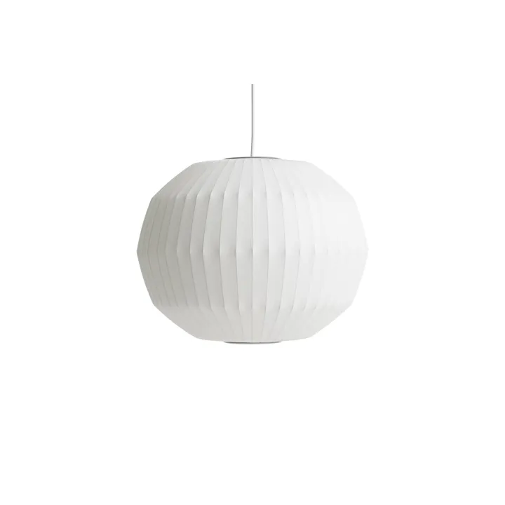 HAY Nelson Angled Sphere Bubble Mellem Off-White – pendel — produktfoto