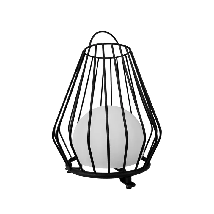 Dyberg Larsen Evesham Medium Sort – udendørslampe — produktfoto