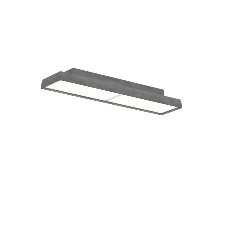 Louis Poulsen LP Slim Væg/ 3000K & Dali Mørk Rå Aluminium – væglampe — produktfoto