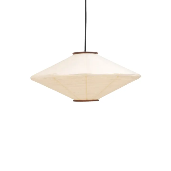 Edgeform Mori Diamond Ø52 valnød/off-white – pendel — produktfoto