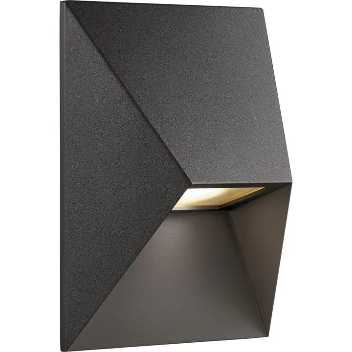 Nordlux Pontio udendørs , sort, 15 cm – udendørs væglampe — produktfoto