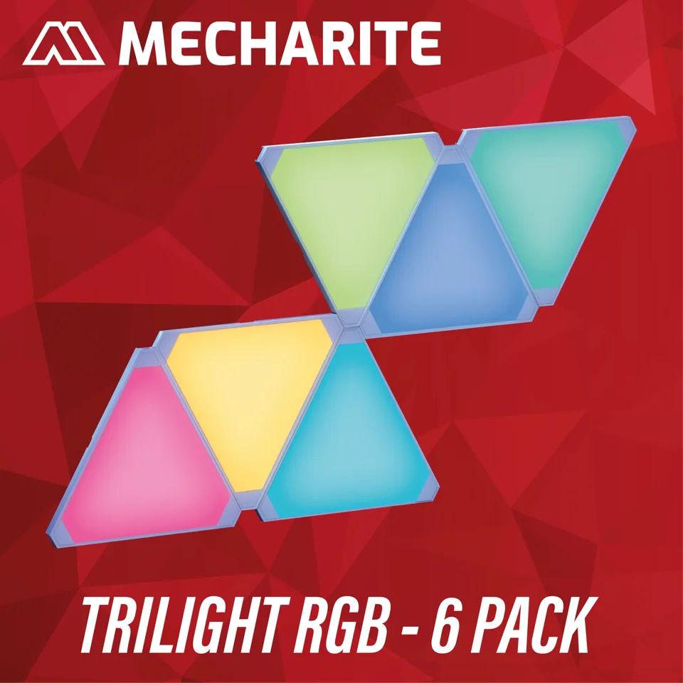 Mecharite TriLight RGBIC Light - 6 Pack Lampe – væglampe — produktfoto