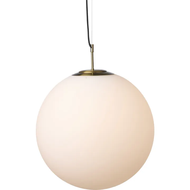 Nielsen Light Nora cafependel, opal/messing, Ø50 cm – pendel — produktfoto