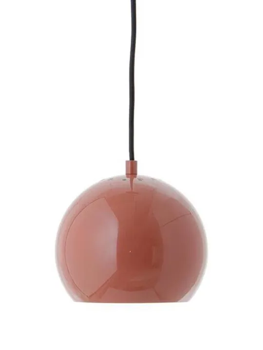 Frandsen Lighting Ball Ø18, blank rød – pendel — produktfoto