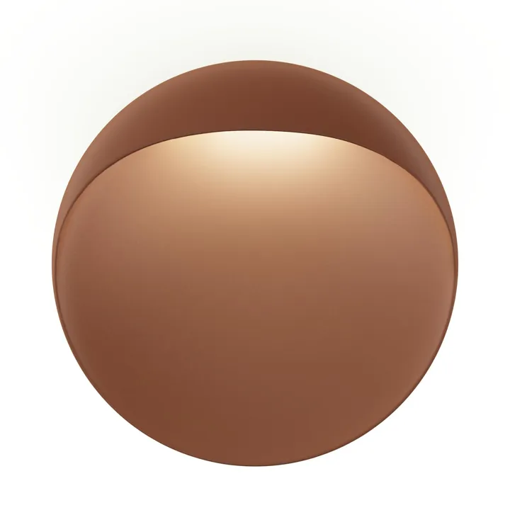 Louis Poulsen Flindt Væg/ Ø40 3000K & Dali Corten – væglampe — produktfoto